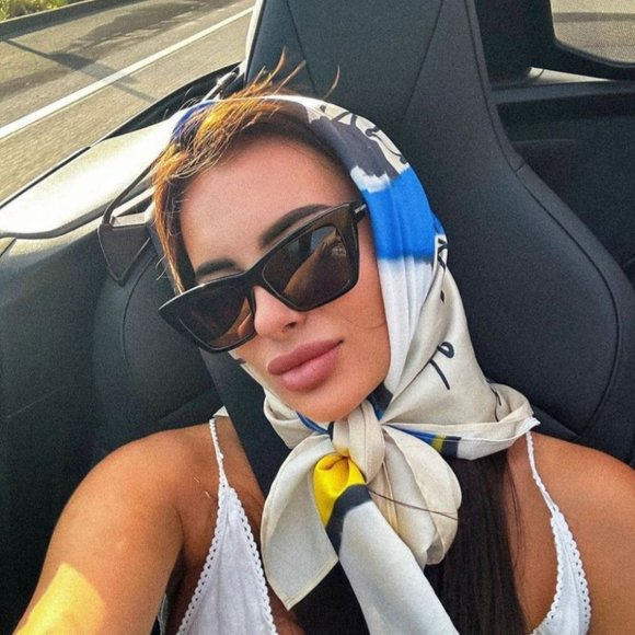 NEW Saint Laurent SL276 MICA 001 Black Gray Cat Eye Women Sunglasses - Picture 12 of 12